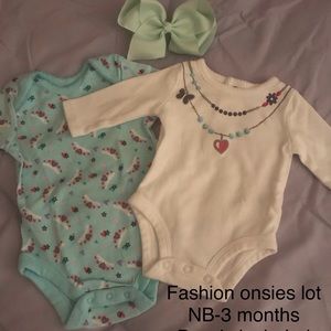 Lot of fashion onsies